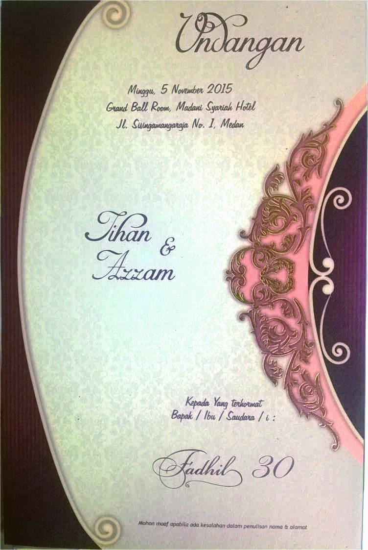 Undangan Murah Blangko Fadhil 30 Filia Multimedia Video