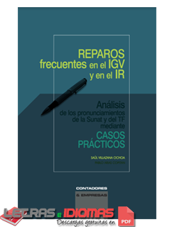Descarga [PDF] Reparos frecuentes en el IGV e Impuesto a la Renta Gaceta Jurídica