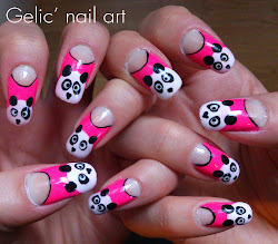 pink panda nail funky french polishes