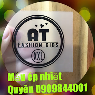 Nhãn ép nhiệt ( tem mác ép nhiệt)