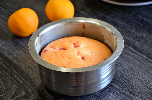 eggless orange cake without oven