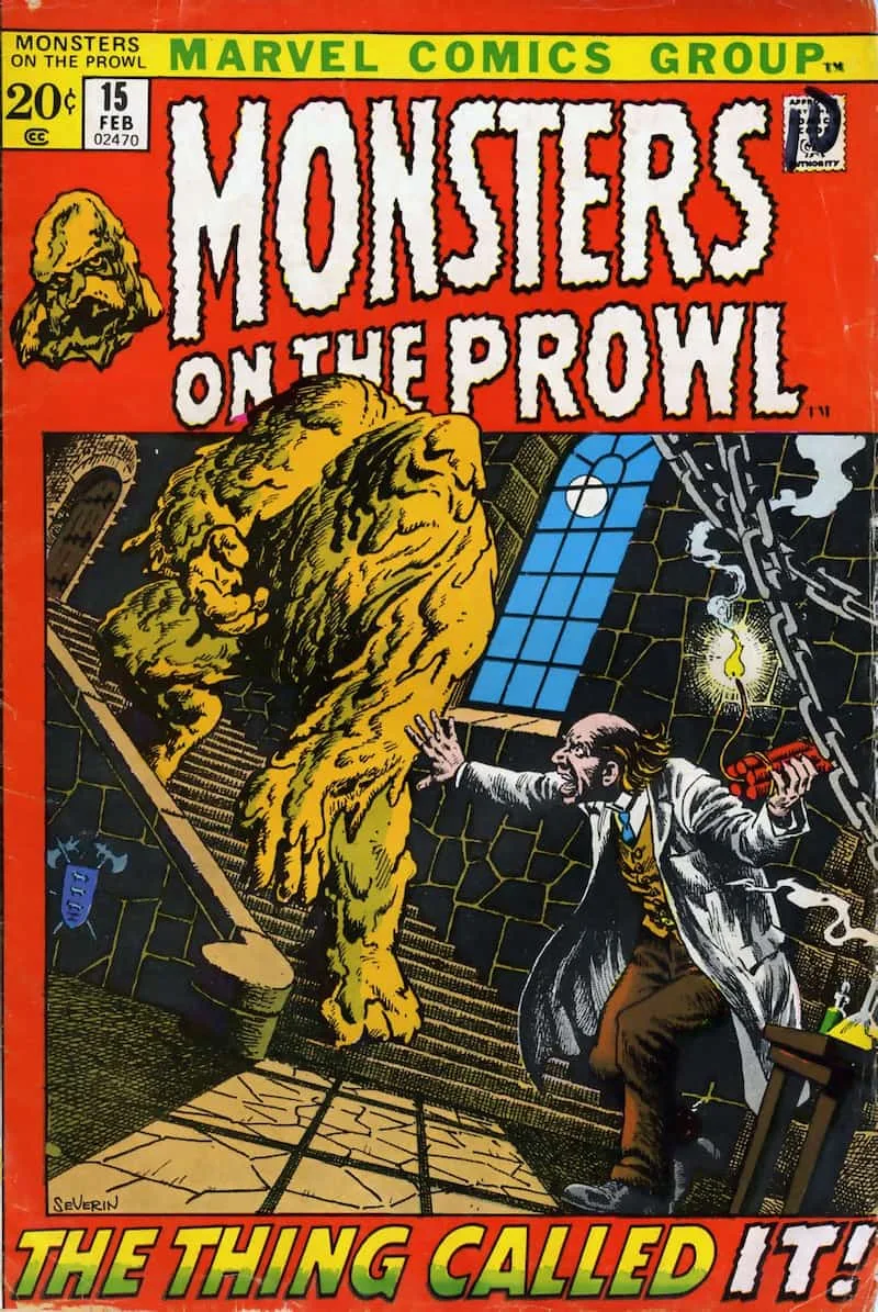 Monsters on the Prowl #15, portada de John Severin