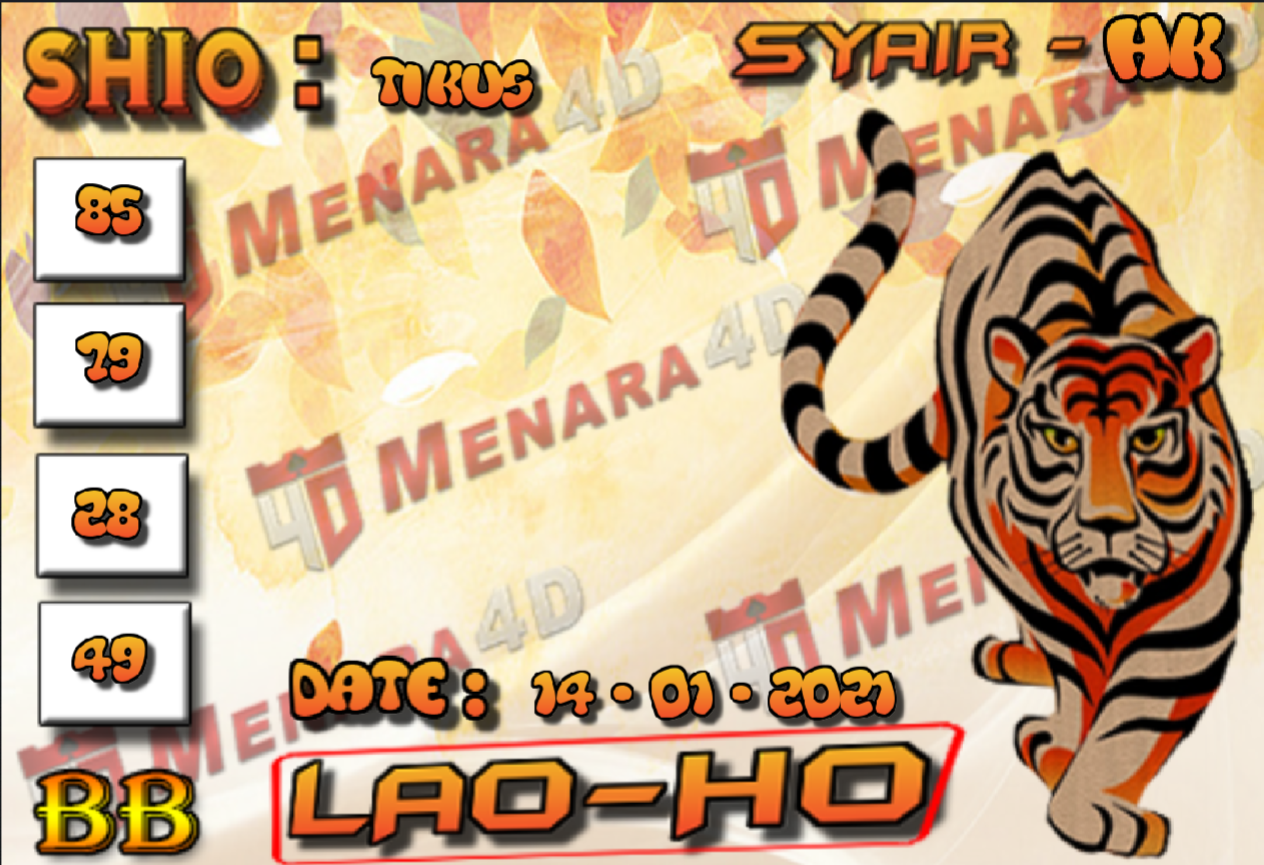 Syair Hk Malam Ini Jitu Kamis 14012021 Bocoran Togel
