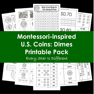 U.S. Coins: Dimes Printable Pack