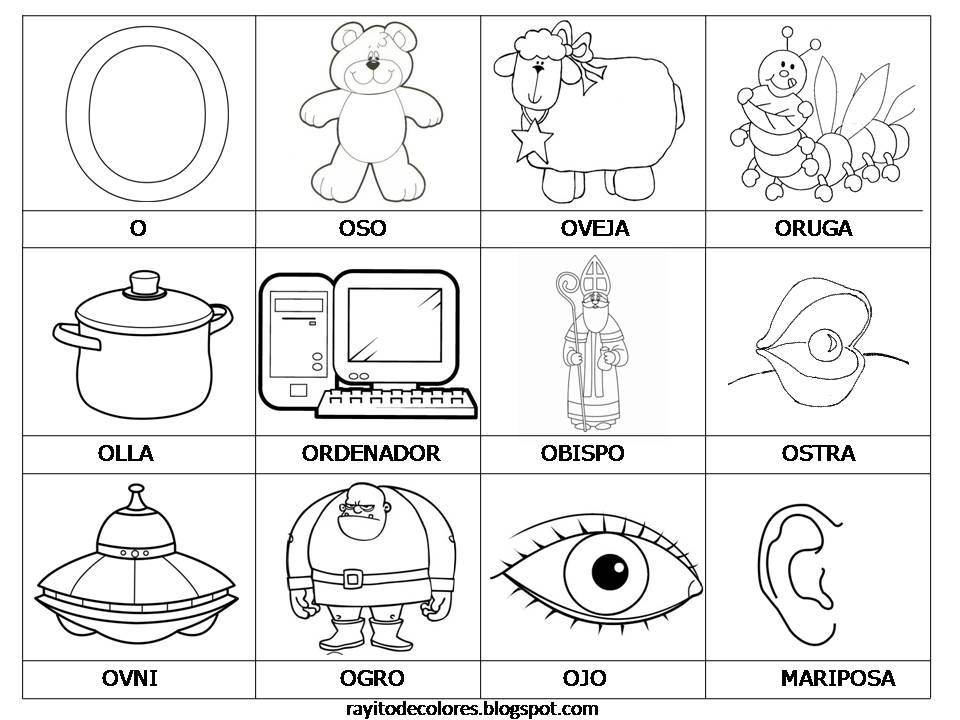 Objetos que empiecen con la letra