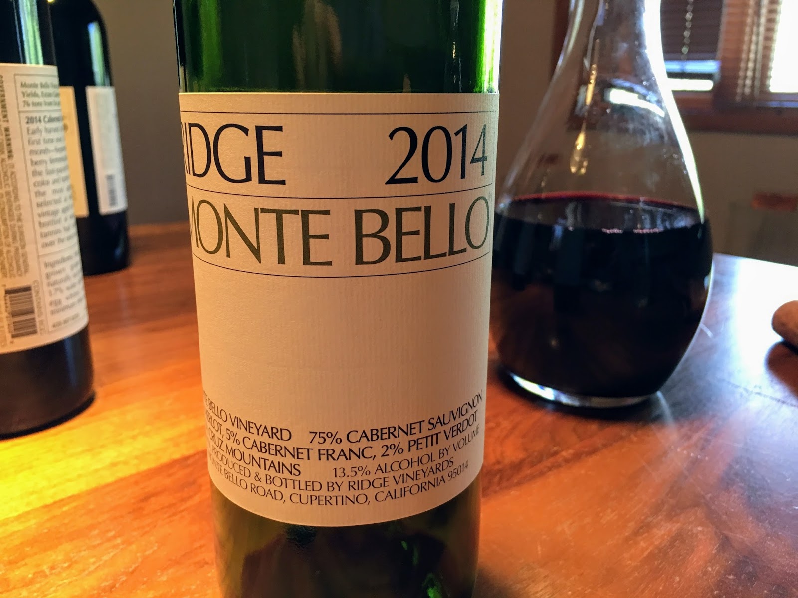 The Wellesley Wine Press: Visiting Ridge Monte Bello
