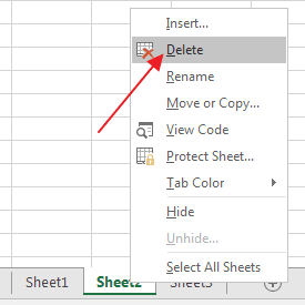 Cara Menghapus Sheet Excel