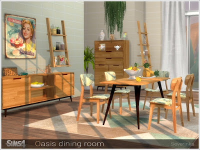 Ретро стиль — наборы мебели и декора для Sims 4 со ссылками для скачивания