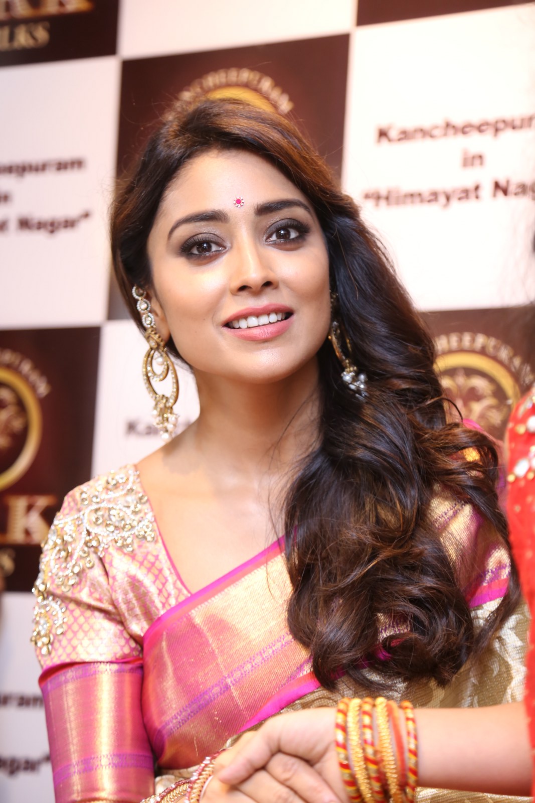 Shriya Saran Actress In Latest Traditional Silk Saree