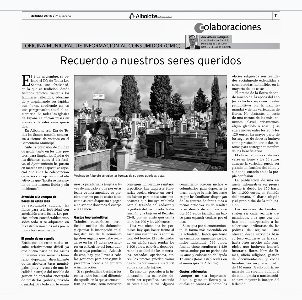 FESTIVIDAD DE TODOS LOS SANTOS ~ Servicio de Consumo y Comercio ...