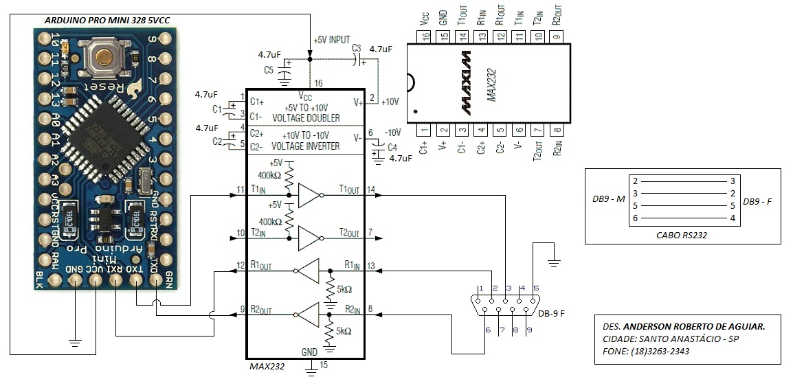 Andertec: Arduino Pro Mini 328 RS232