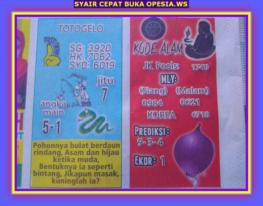 1 New Message Kode Syair Sydney 30 September 2019 Forum Syair Togel Hongkong Singapura Sydney