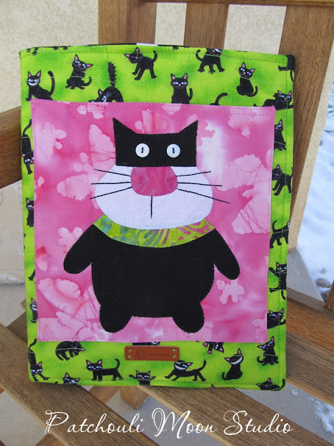 Patchouli Moon Studio~ Make it Yours Bag & Cat Fabric Folder