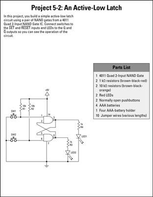 Simple Latch Circuit Diagram | Electronic Circuit Diagrams & Schematics