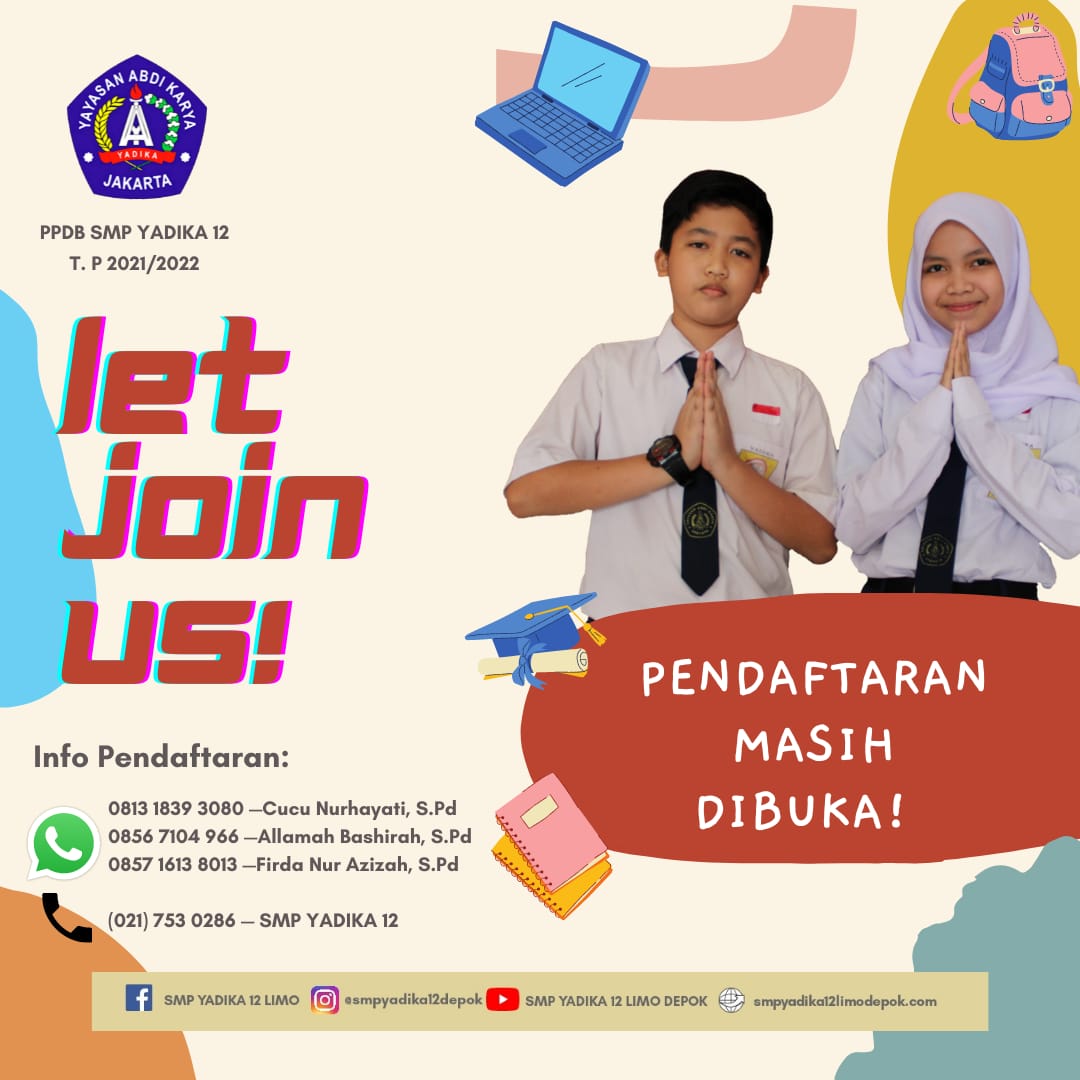Pendaftaran Online PPDB TP 20212022 SMP Yadika 12 Pendaftaran Online PPDB TP 20212022 SMP Yadika 12