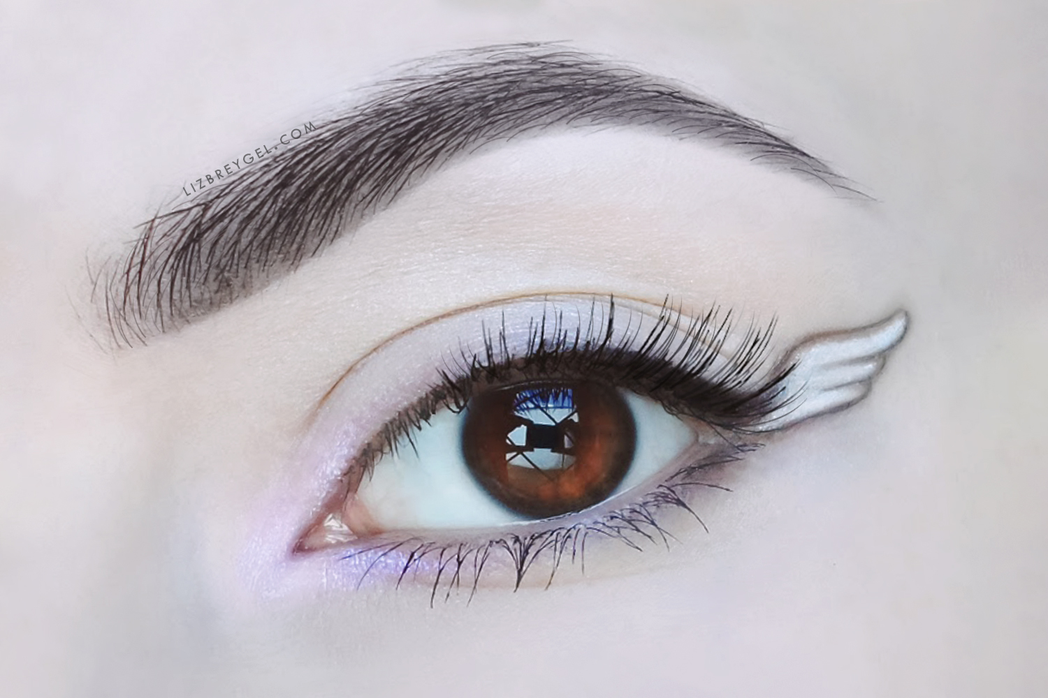 An Angel Wing Eyeliner Look StepbyStep Makeup