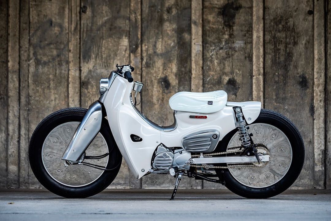 Кастом мопеда Honda super Cub