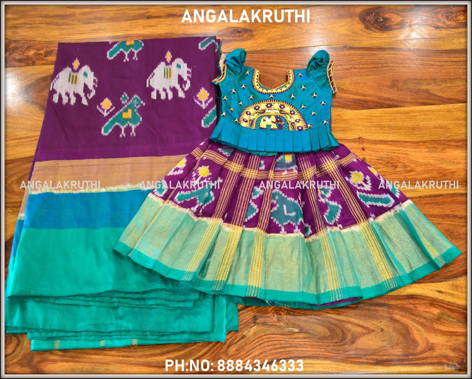 baby girl pattu pavadai