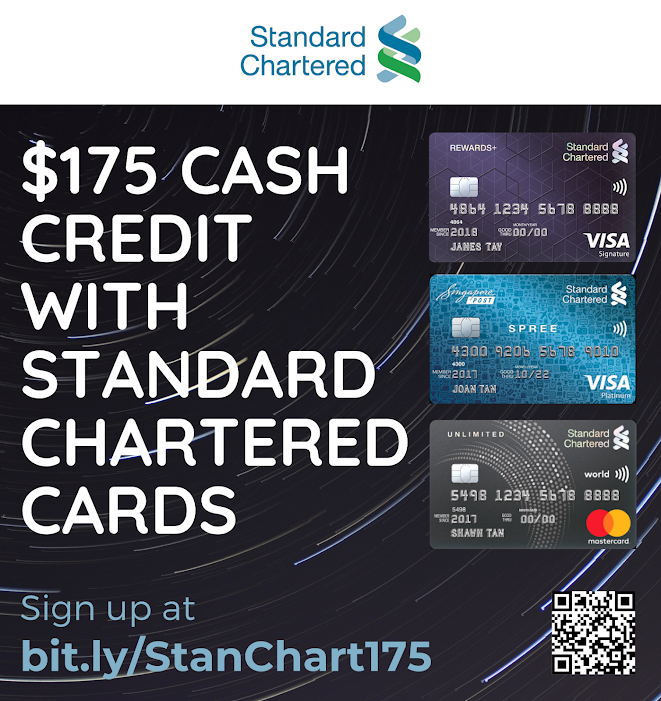 Standard Chartered Credit Card 175 Cashback Promotion