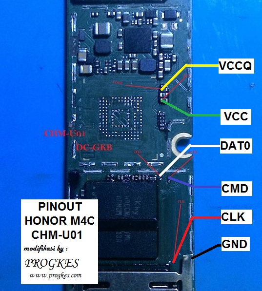 MEDIA CARE TELEKOMUNIKASI INDONESIA PINOUT HUAWEI HONOR M4C CHMU01