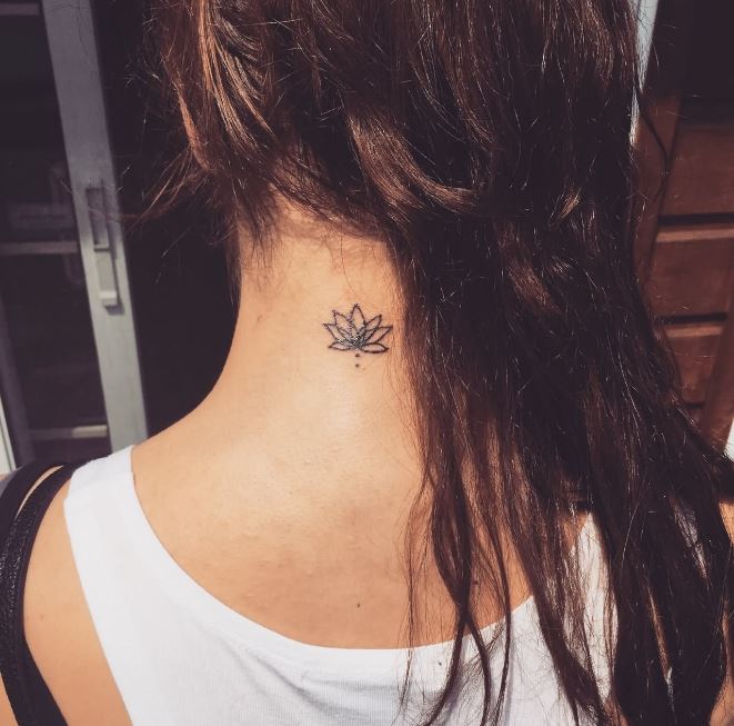 50 Small Back Neck Tattoos Ideas & Designs (2018