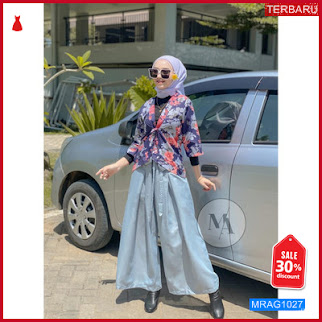 MRAG1027 SET WANITA STELAN KULOT BLAZER VINTAGE NORDIC ONESET SETCEL 5WARNA BARU 2021
