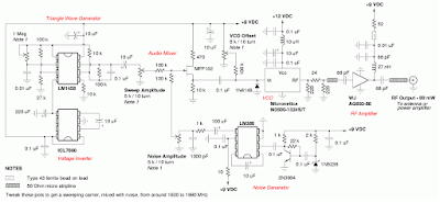 GSM Mobile Cellphone Jammer - Circuit Diagram and Electronic Circuits