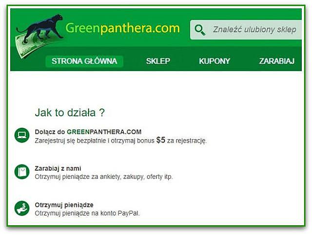 Zarobki w GreenPanthera (wypłacalne strony, ankiety). Zarobki w GreenPanthera (wypłacalne strony, ankiety).