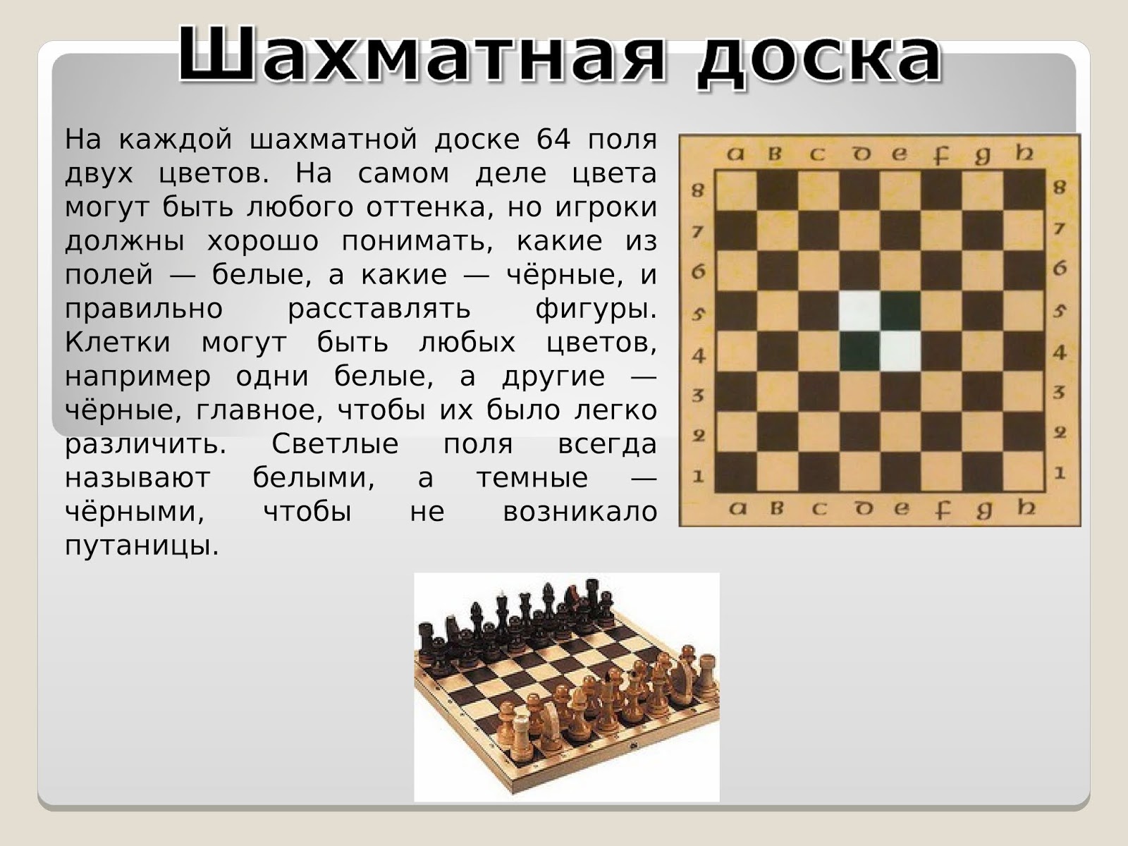 Шахматы Первое Знакомство