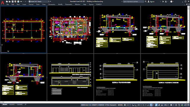 High Voltage Substation Design [DWG]