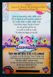 My Little Pony Smile Series 3 Trading Card
