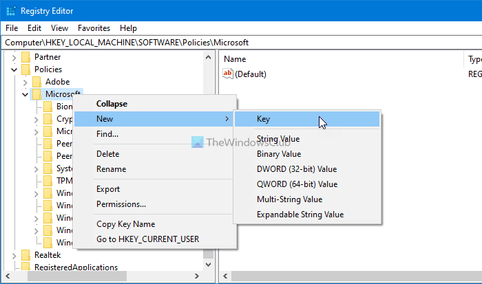 MicrosoftEdgeでサイドバー検索パネルを追加または削除する方法