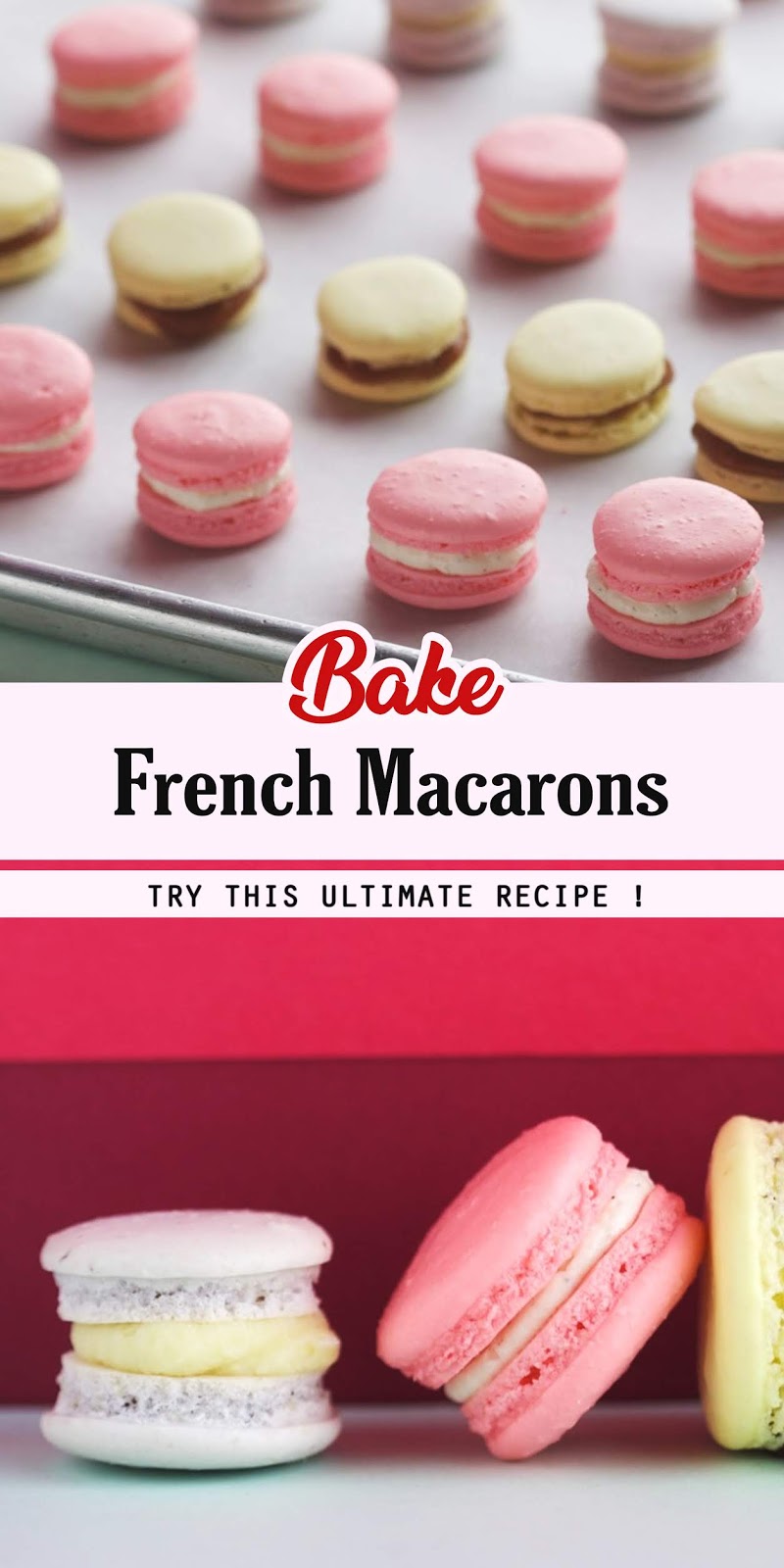 Bake French Macarons - 3 SECONDS