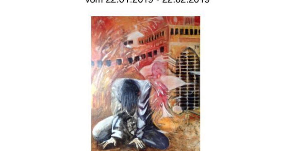 Atelier Edgar Landherr Jan 2019 Ausstellung Rathaus Mannheim Germany