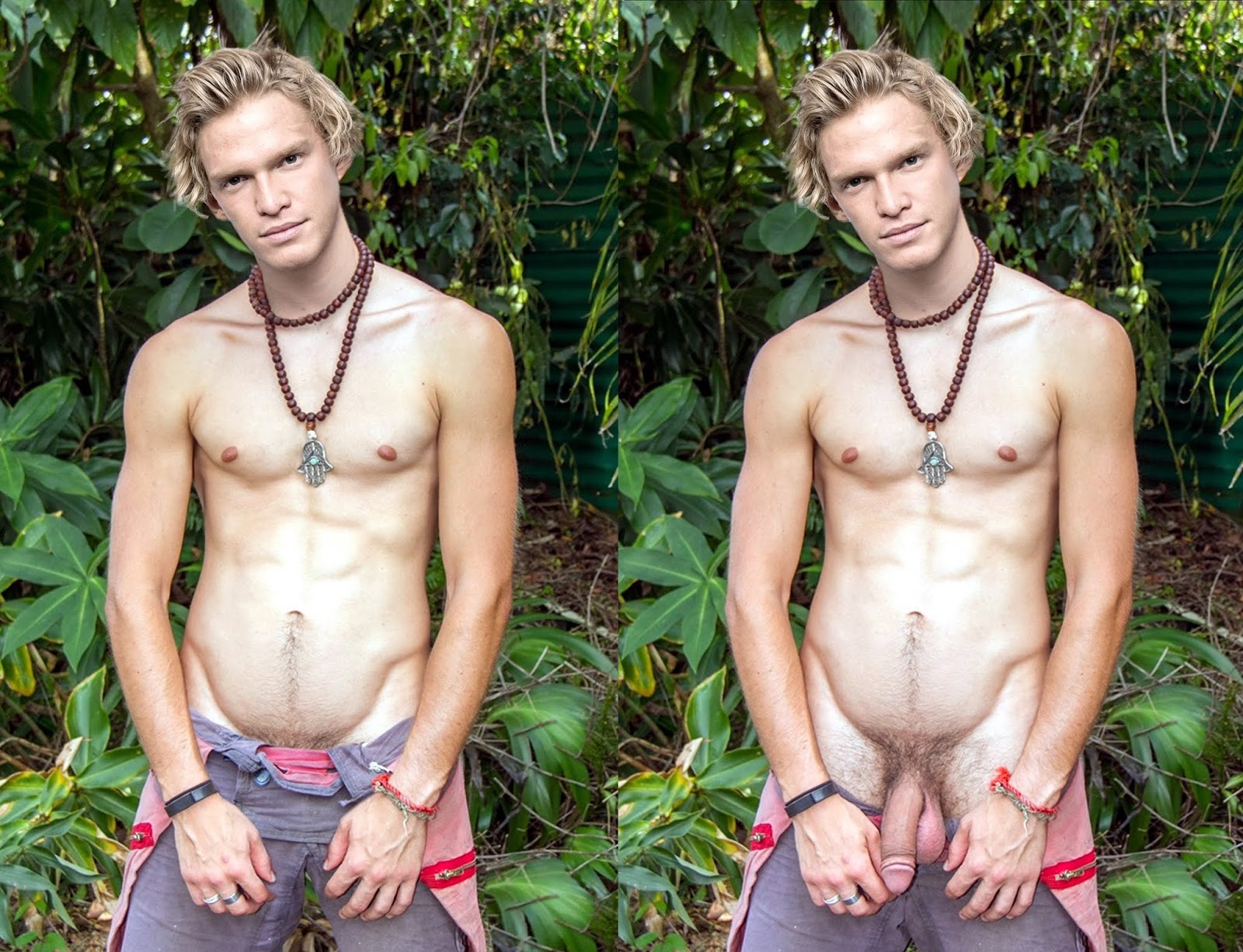 Cody Simpson, Island Boy gets naked.