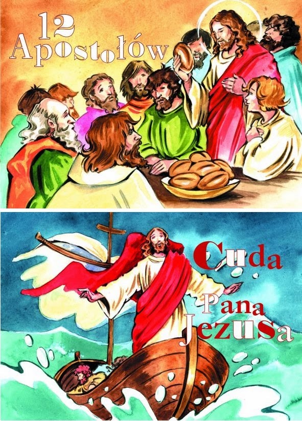 "Cuda Pana Jezusa" / "12 Apostołów" - malowanki dla dzieci