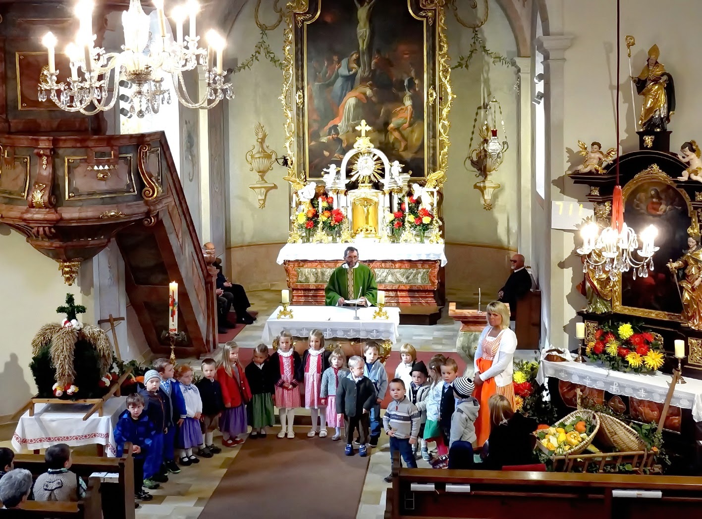 In der Mitte von Österreich ist das Stodertal: Erntedankfest in ...