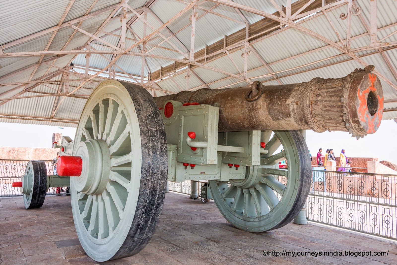 Giant Cannon Jaivana at Jaigarh Fort Jaipur
