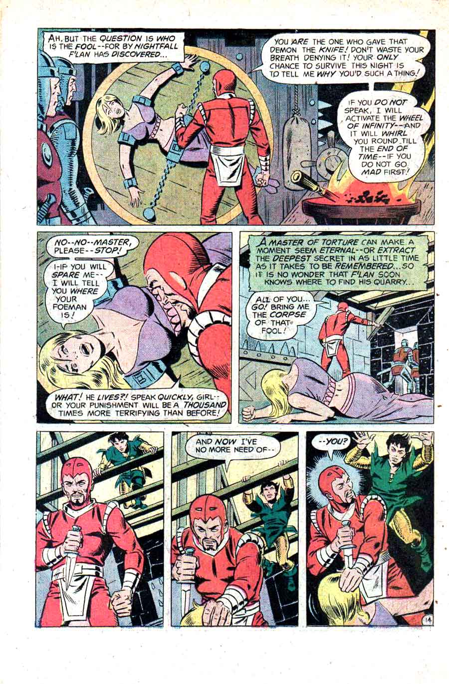 Stalker v1 #2 dc bronze age comic book page art by Steve Ditko, Wally Wood