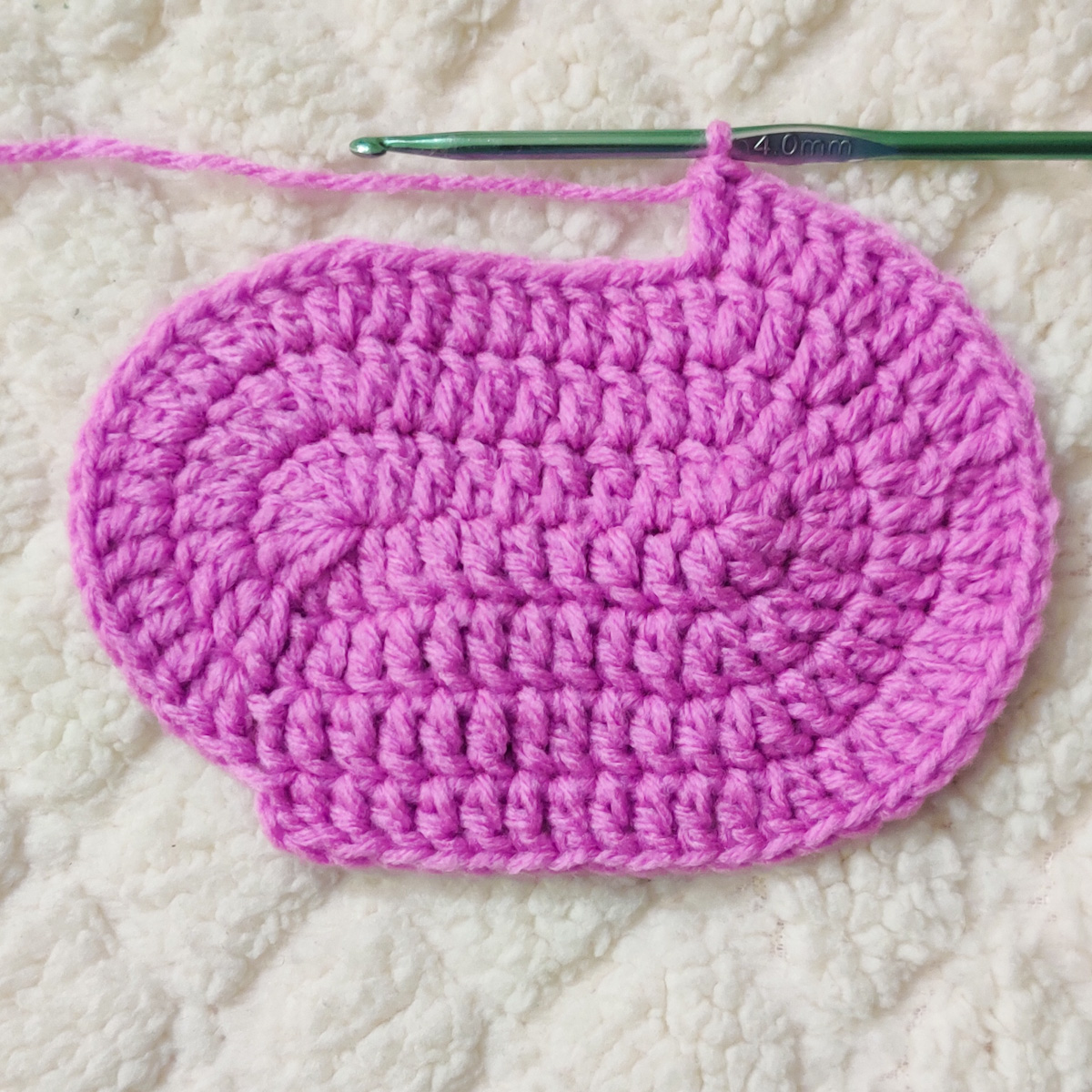 Raji's Craft Hobby How To Crochet Oval Base For Bags, Baskets Tutorial