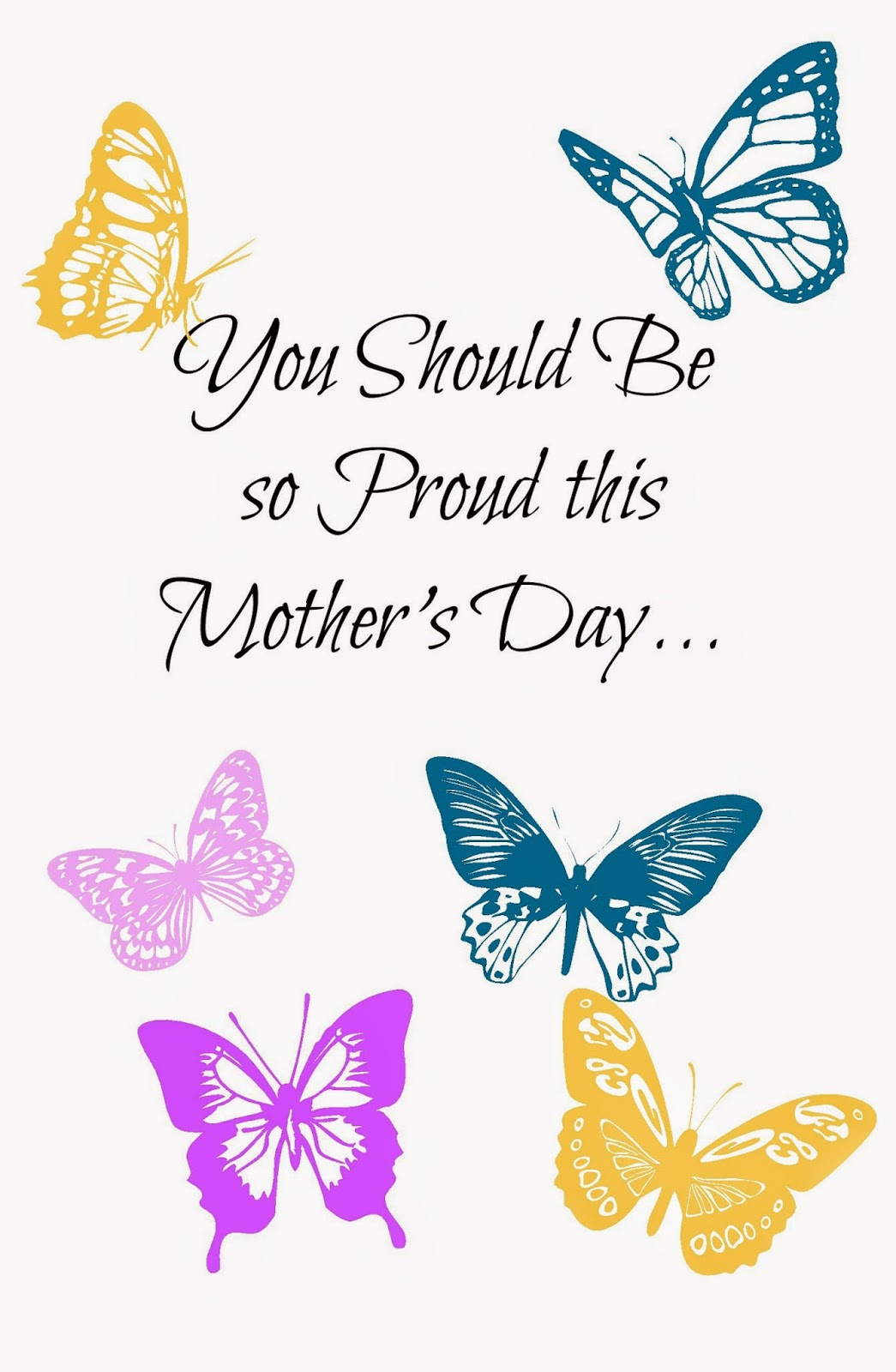 Printable Mother&#039;s Day Card