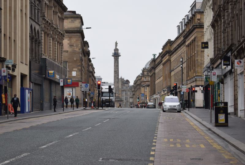 Photographs Of Newcastle Grainger Street