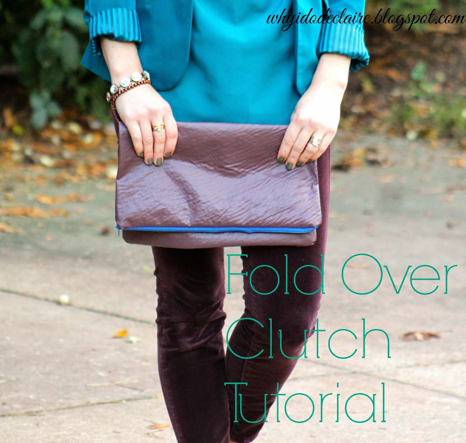 Easy Fold Over Clutch DIY & Giveaway!