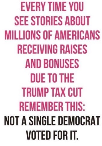 Democrats Oppose Tax Cuts for Americans