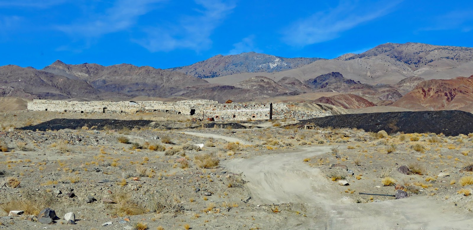 Rolling in an RV Wheelchair Traveling...... Ruins of the Cerro Gordo
