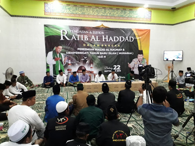 KodimKaranganyar – Pengajian dan Dzikir Ratib Al Haddad Dalam Rangka Peresmian Masjid Al Maunah