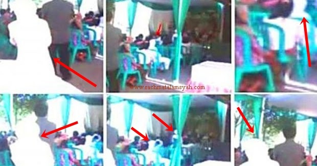 3 Pocong Tertangkap Kamera Hadiri Pesta Pernikahan di