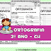 Atividades de Ortografia - dígrafo - CH - 3º ano