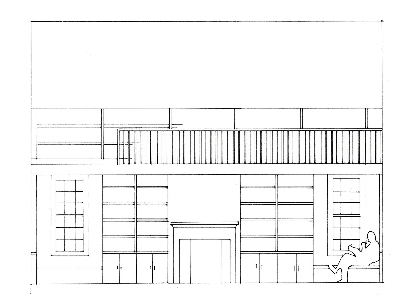 Chrysler building elevation drawing