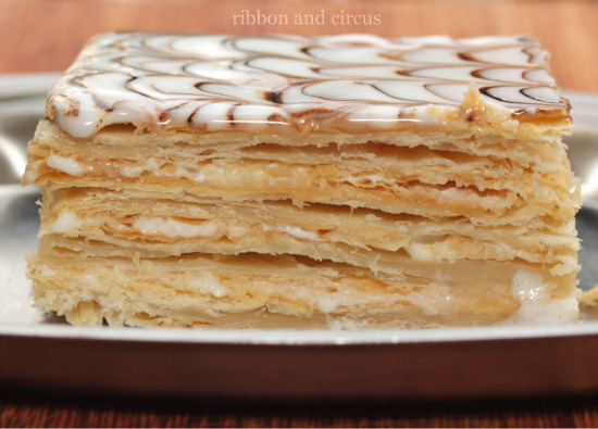 Ribbon And Circus: Saturday- The Napoleon Cake a.k.a Mille-feuille